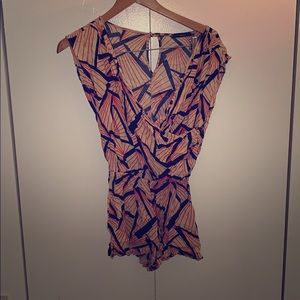 Beach cover up romper